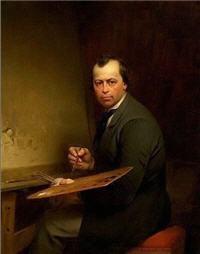 Portrait of Ferdinand De Braekeleer Sr: Self-portrait